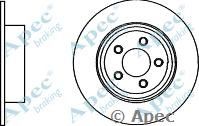 APEC BRAKING dsk2853 -  Тормозной диск